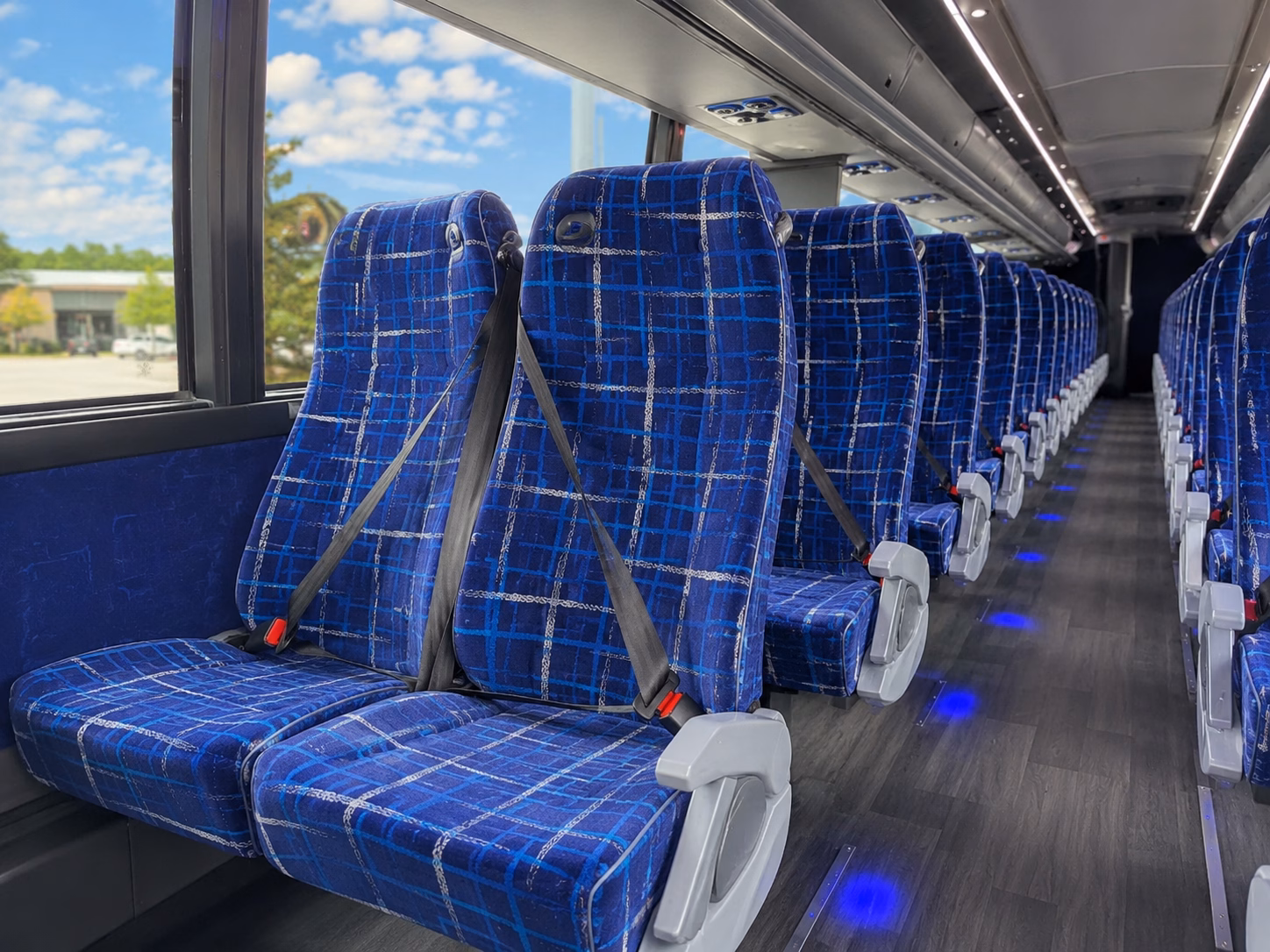 gresham charter bus rental interior