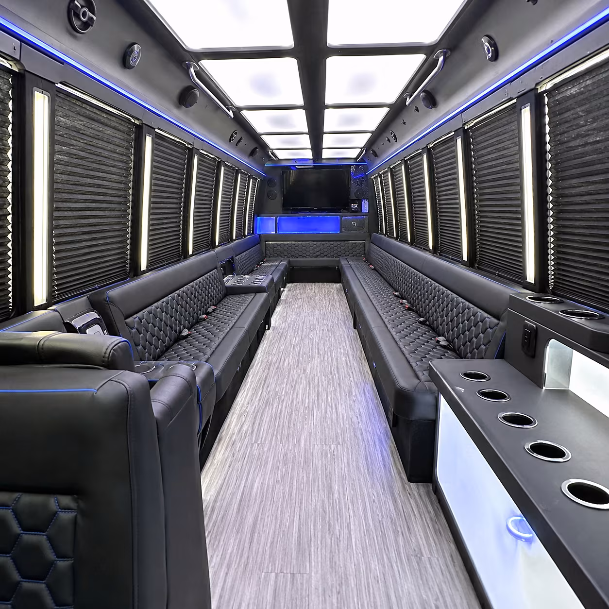 kennewick party bus rental interior